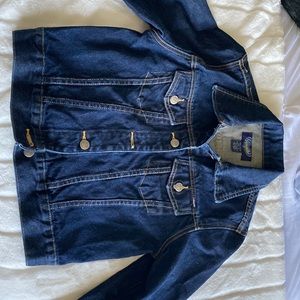 Denim blue Jean jacket / 100% Cotton / Angels Brand/ Never worn